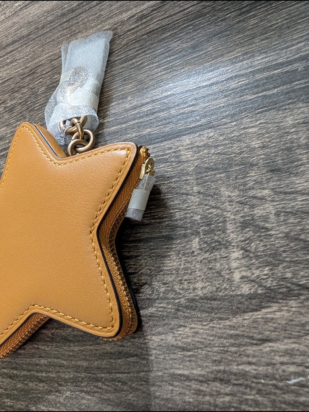 Coach Star Keychain Card Holder in Tan - Picture 5 of 10